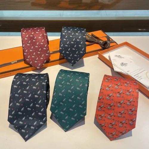 Replica Hermes Necktie For Men #1451233 $34.00 USD for Wholesale