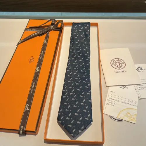 Replica Hermes Necktie For Men #1451233 $34.00 USD for Wholesale