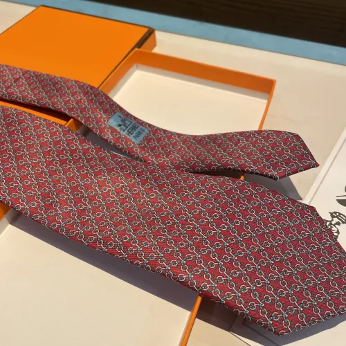 Replica Hermes Necktie For Men #1451235 $34.00 USD for Wholesale