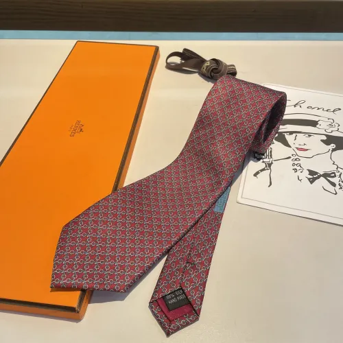 Replica Hermes Necktie For Men #1451235 $34.00 USD for Wholesale