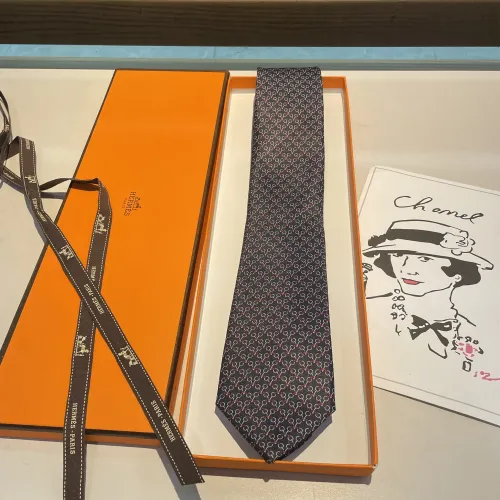 Replica Hermes Necktie For Men #1451236 $34.00 USD for Wholesale