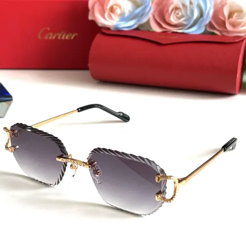Wholesale Cartier AAA Quality Sunglassess #1451237 $68.00 USD, Wholesale Quality Replica Cartier AAA Quality Sunglassess