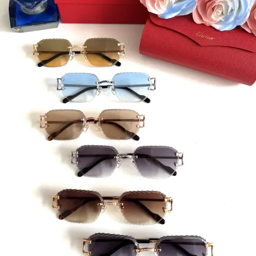 Replica Cartier AAA Quality Sunglassess #1451237 $68.00 USD for Wholesale