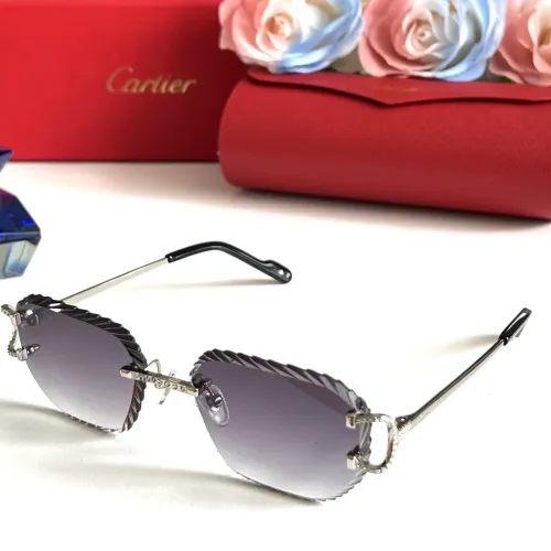 Wholesale Cartier AAA Quality Sunglassess #1451238 $68.00 USD, Wholesale Quality Replica Cartier AAA Quality Sunglassess