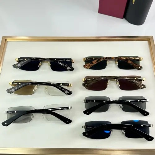 Replica Cartier AAA Quality Sunglassess #1451247 $72.00 USD for Wholesale