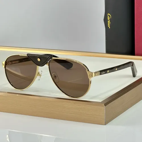 Wholesale Cartier AAA Quality Sunglassess #1451254 $80.00 USD, Wholesale Quality Replica Cartier AAA Quality Sunglassess