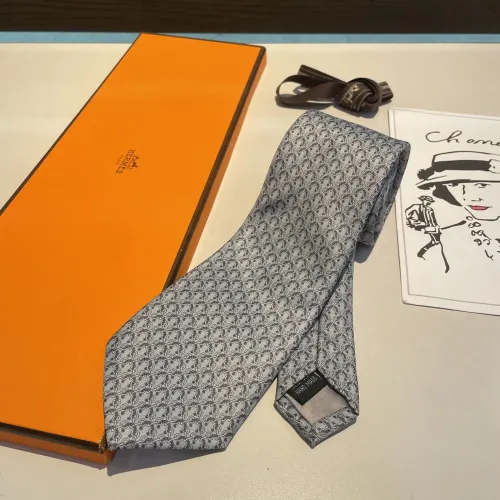 Replica Hermes Necktie For Men #1451293 $34.00 USD for Wholesale