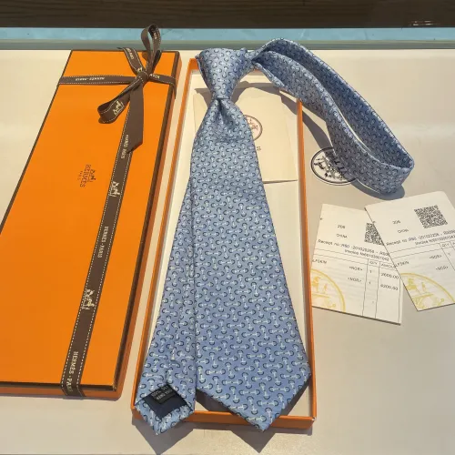 Replica Hermes Necktie For Men #1451302 $34.00 USD for Wholesale