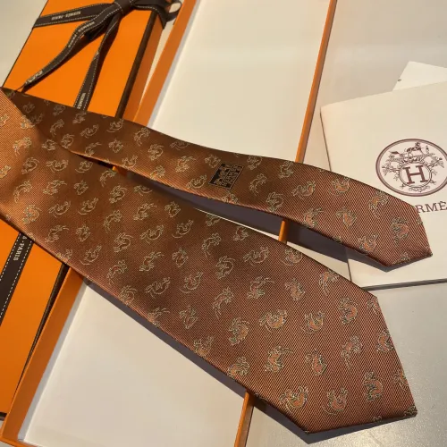 Replica Hermes Necktie For Men #1451306 $34.00 USD for Wholesale