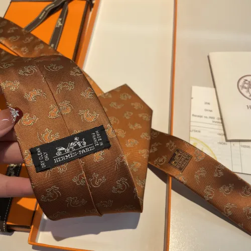 Replica Hermes Necktie For Men #1451306 $34.00 USD for Wholesale