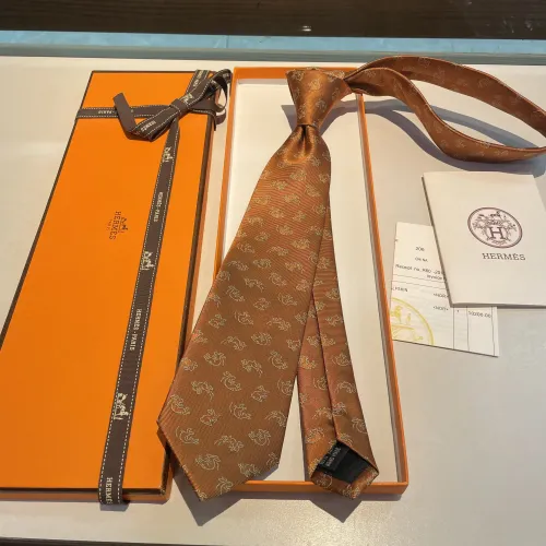 Replica Hermes Necktie For Men #1451306 $34.00 USD for Wholesale