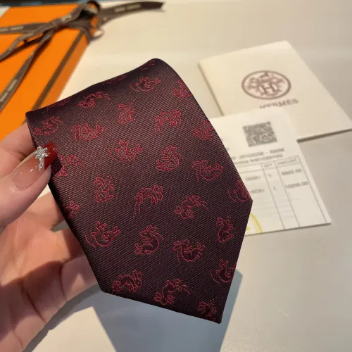 Replica Hermes Necktie For Men #1451307 $34.00 USD for Wholesale
