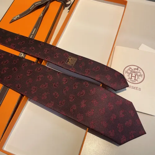 Replica Hermes Necktie For Men #1451307 $34.00 USD for Wholesale