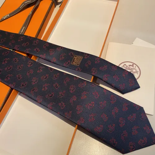 Replica Hermes Necktie For Men #1451308 $34.00 USD for Wholesale