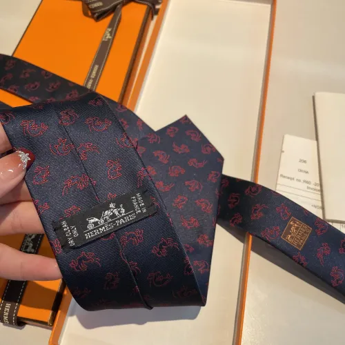 Replica Hermes Necktie For Men #1451308 $34.00 USD for Wholesale