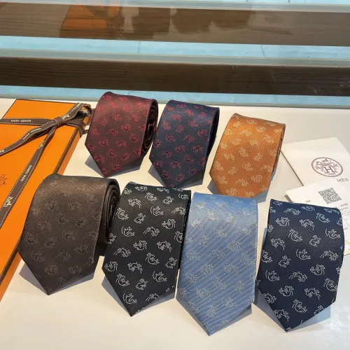 Replica Hermes Necktie For Men #1451309 $34.00 USD for Wholesale