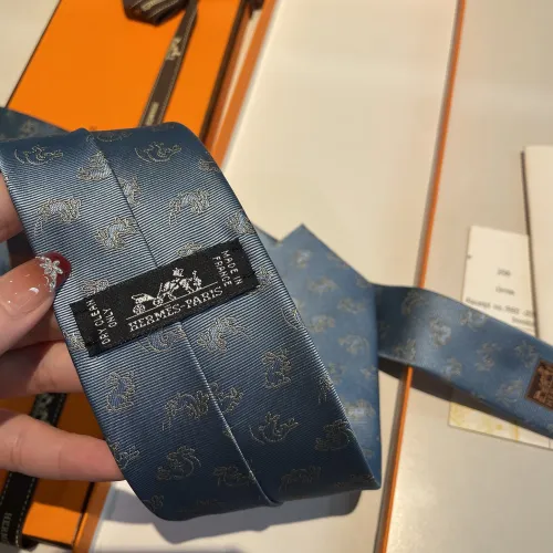 Replica Hermes Necktie For Men #1451309 $34.00 USD for Wholesale