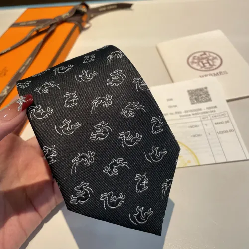 Replica Hermes Necktie For Men #1451311 $34.00 USD for Wholesale