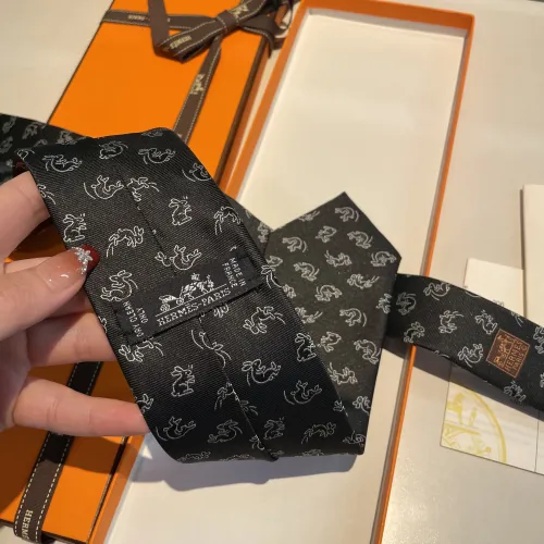Replica Hermes Necktie For Men #1451311 $34.00 USD for Wholesale