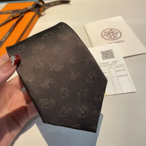 Replica Hermes Necktie For Men #1451312 $34.00 USD for Wholesale