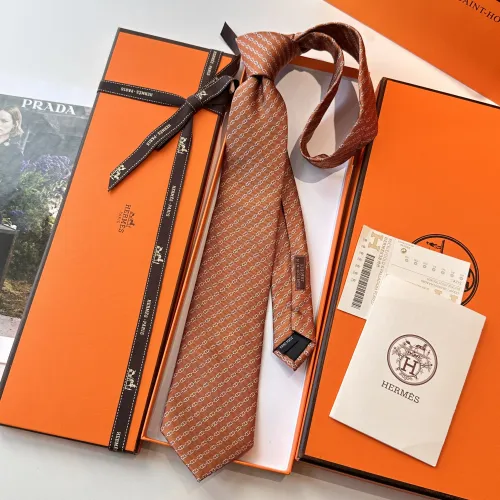 Replica Hermes Necktie For Men #1451317 $34.00 USD for Wholesale