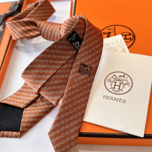 Replica Hermes Necktie For Men #1451317 $34.00 USD for Wholesale