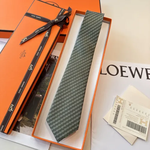 Replica Hermes Necktie For Men #1451319 $34.00 USD for Wholesale