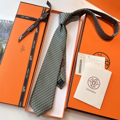 Replica Hermes Necktie For Men #1451319 $34.00 USD for Wholesale