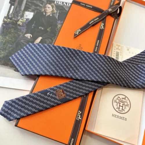 Replica Hermes Necktie For Men #1451320 $34.00 USD for Wholesale