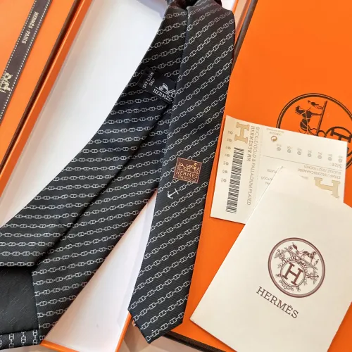 Replica Hermes Necktie For Men #1451323 $34.00 USD for Wholesale