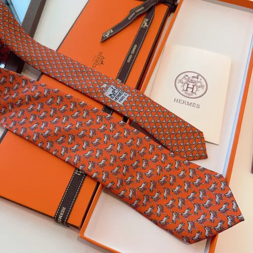 Replica Hermes Necktie For Men #1451330 $34.00 USD for Wholesale