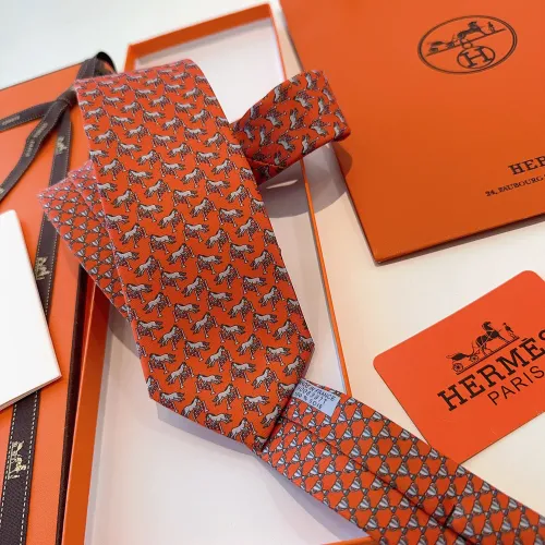Replica Hermes Necktie For Men #1451330 $34.00 USD for Wholesale