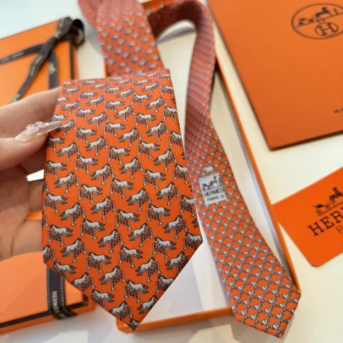 Replica Hermes Necktie For Men #1451330 $34.00 USD for Wholesale