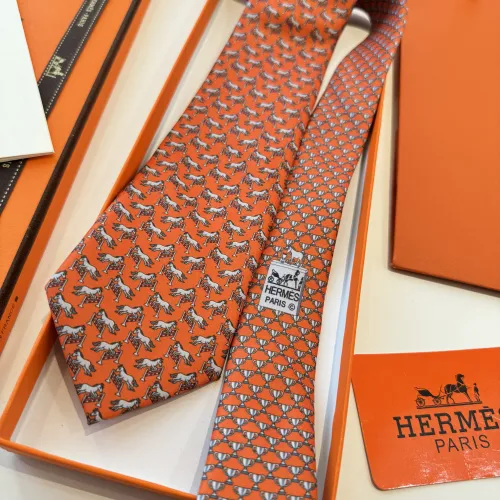 Replica Hermes Necktie For Men #1451330 $34.00 USD for Wholesale