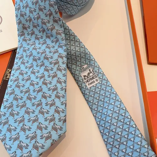 Replica Hermes Necktie For Men #1451333 $34.00 USD for Wholesale