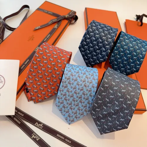 Replica Hermes Necktie For Men #1451334 $34.00 USD for Wholesale