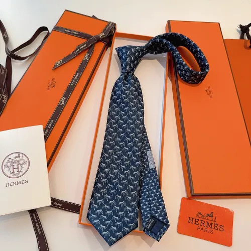 Replica Hermes Necktie For Men #1451335 $34.00 USD for Wholesale