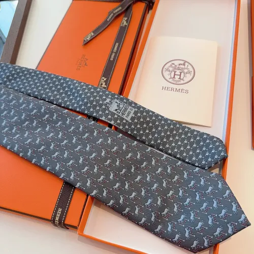 Replica Hermes Necktie For Men #1451336 $34.00 USD for Wholesale