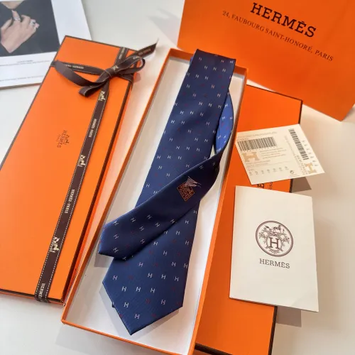 Replica Hermes Necktie For Men #1451339 $34.00 USD for Wholesale