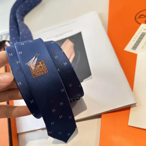 Replica Hermes Necktie For Men #1451339 $34.00 USD for Wholesale