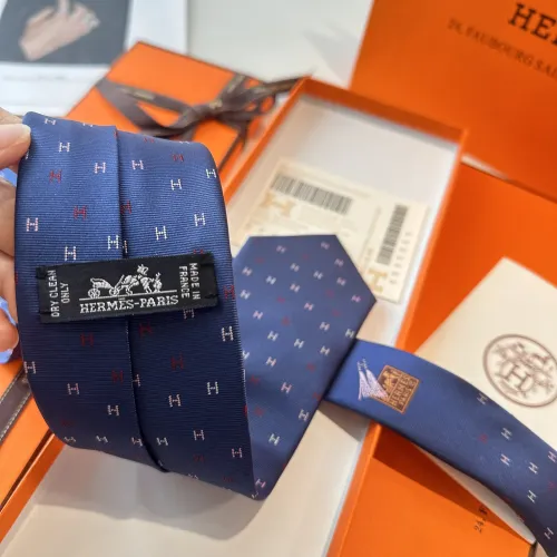 Replica Hermes Necktie For Men #1451339 $34.00 USD for Wholesale