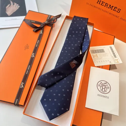 Replica Hermes Necktie For Men #1451340 $34.00 USD for Wholesale