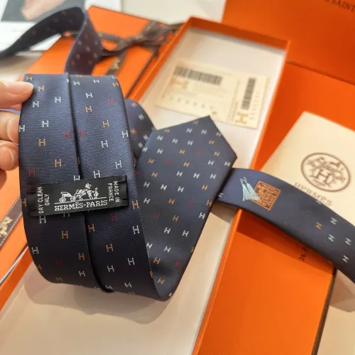 Replica Hermes Necktie For Men #1451341 $34.00 USD for Wholesale