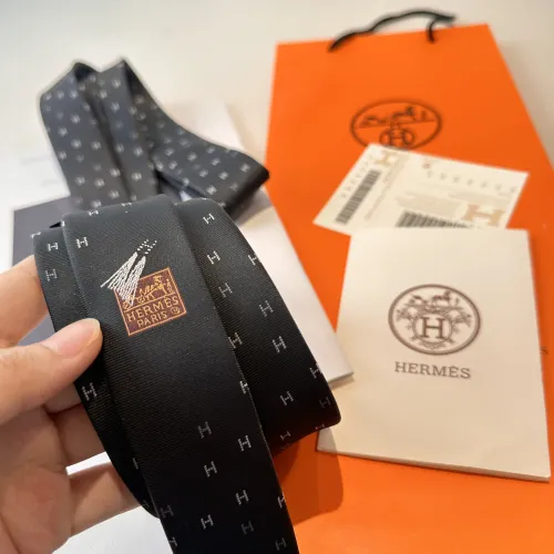Replica Hermes Necktie For Men #1451342 $34.00 USD for Wholesale