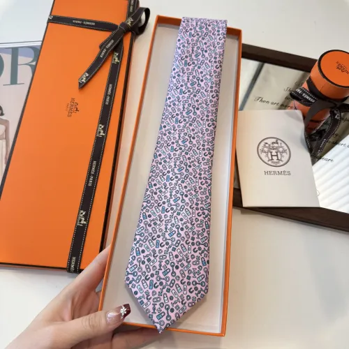 Replica Hermes Necktie For Men #1451343 $34.00 USD for Wholesale