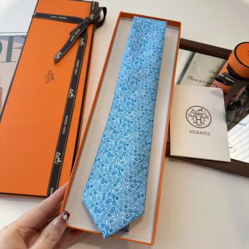 Replica Hermes Necktie For Men #1451346 $34.00 USD for Wholesale