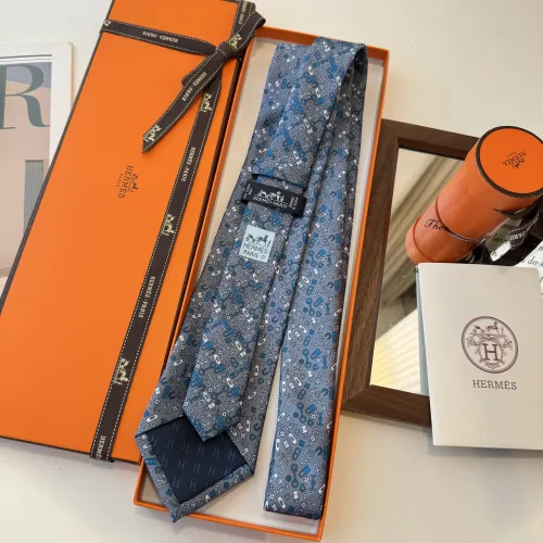 Replica Hermes Necktie For Men #1451347 $34.00 USD for Wholesale