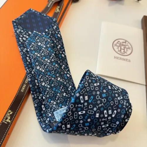 Replica Hermes Necktie For Men #1451348 $34.00 USD for Wholesale
