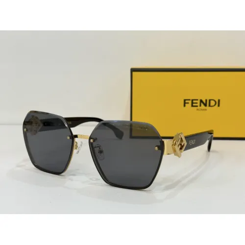 Wholesale Fendi AAA Quality Sunglasses #1451349 $60.00 USD, Wholesale Quality Replica Fendi AAA Quality Sunglasses