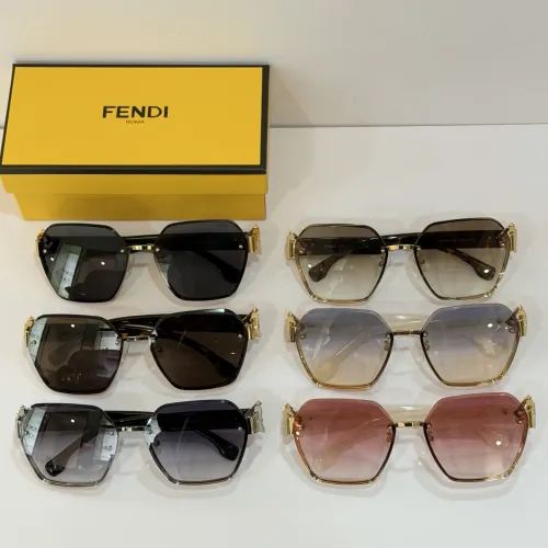 Replica Fendi AAA Quality Sunglasses #1451351 $60.00 USD for Wholesale